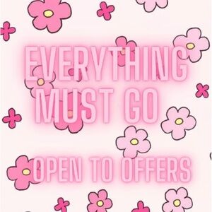 ALL ITEMS MUST GO!